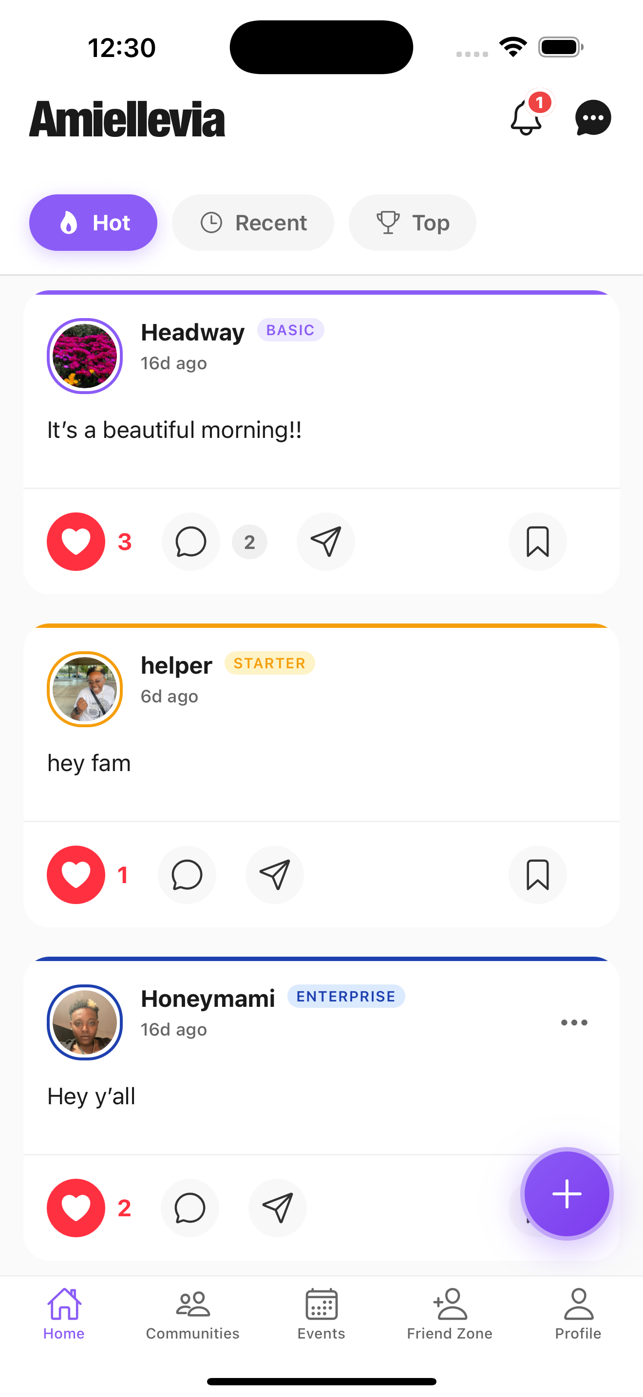 Find Your Person - Home Feed